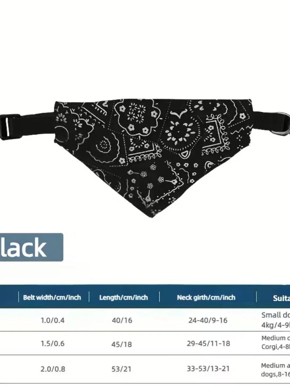 Dog Bandana 4pcs